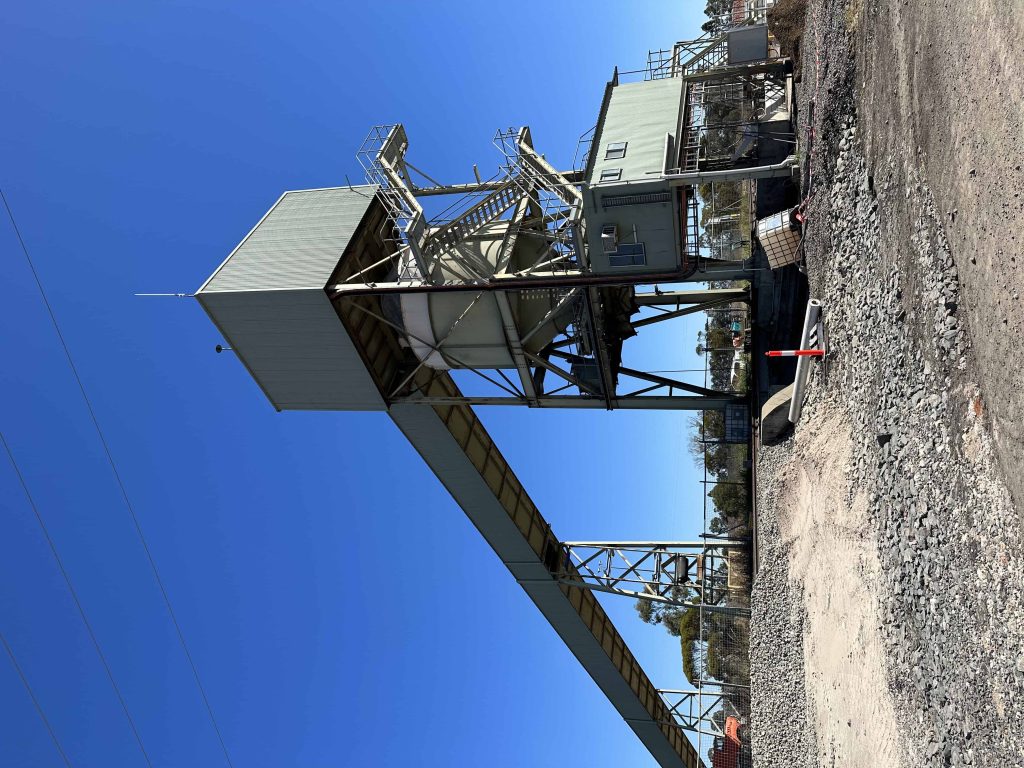 green tower at wilkie creek mine in kogan queensland